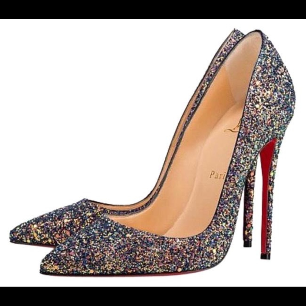 Christian Louboutin Blue So Kate Dragonfly Pumps